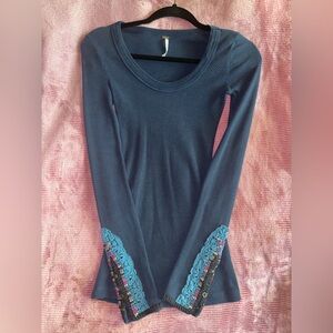 free people fiesta cuff thermal